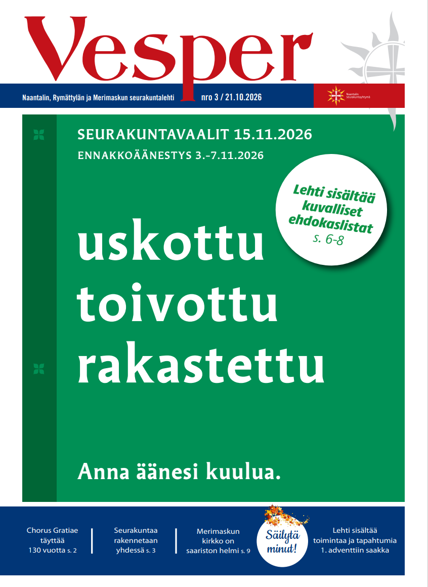 Vesper 3/2026 kansilehti